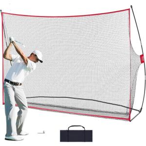 imageVEVOR Golf Practice Net Indoor Hitting Net for Baseball Hockey Soccer Heavy Duty Nylon DIY Ball Net Sports Netting Barrier for Backyard Driving Training Swing10x7Ft Golf Net