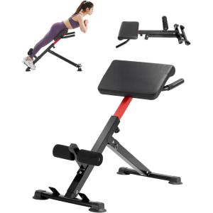 imageVEVOR MultiFunctional Weight Bench for Full Body Workout Roman Chair Hyperextension Bench Adjustable ampamp Foldable Equipment for Back Arm Core Ab Workout Sit Up Exercise Machine for Home GymHyperextension Bench 250LB