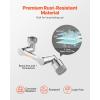 imageVEVOR 1080 Swivel Faucet Extender 2 Sprayer Modes Sink Water Faucet Aerator Extension Kitchen Bathroom Rotatable Spray Attachment with Brass Robotic Arm Rotating Splash Filter Wash HandHairFaceFaucet Extender
