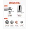 imageVEVOR 1080 Swivel Faucet Extender 2 Sprayer Modes Sink Water Faucet Aerator Extension Kitchen Bathroom Rotatable Spray Attachment with Brass Robotic Arm Rotating Splash Filter Wash HandHairFaceFaucet Aerator