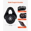 imageVEVOR 145 Ton Snatch Block for Winch Recovery Heavy Duty 32000 lbs Break Strength Work with 38 inch Rope Compact Offroad Recovery Accessory for Towing ampamp Recovery on Truck Tractor ATV ampamp UTVBlack