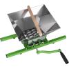 imageVEVOR 18 Gal7L Fruit and Apple Crusher Large Manual Grinder Stainless Steel Fruit Scratter Pulper for Wine Cider Apple Grape Pressing with Roller Handle for Kitchen Home Green