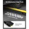 imageVEVOR 3 PCs 2 Channel Rubber Cable Protector Ramp 12000 lbsaxle Capacity Heavy Duty Hose Wire Cover Ramp Driveway Traffic Speed Bump wFlipOpen Top Cover for IndoorampampOutdoor2 Channel1PC