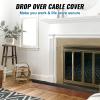 imageVEVOR 3 PCs Drop Over Cable Cover Ramp 2000 lbsaxle Load Capacity Heavy Duty Cable Hose Protector Ramp Floor Cord Cover for High Walking Traffic Areas Indoor Outdoor Home Office Warehouse SchoolSmall2PACK