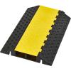 imageVEVOR 328 ft Cable Protector Ramp 4 Pack of 1 Channel 18000 lbsaxle Capacity Heavy Duty Rubber Speed Bumps Floor Cord Cable Protector Wire Cover for Residential Areas Private Garages Gardens2 Channel1 PC