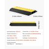 imageVEVOR 328 ft Cable Protector Ramp 4 Pack of 1 Channel 18000 lbsaxle Capacity Heavy Duty Rubber Speed Bumps Floor Cord Cable Protector Wire Cover for Residential Areas Private Garages Gardens2 Channel1 PC