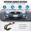 imageVEVOR 328 ft Cable Protector Ramp 4 Pack of 1 Channel 18000 lbsaxle Capacity Heavy Duty Rubber Speed Bumps Floor Cord Cable Protector Wire Cover for Residential Areas Private Garages Gardens1 Channel4PCS
