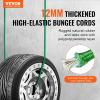 imageVEVOR 32pcs Bungee Cords Assortment 12 mm Heavy Duty Bungee Cords with Hooks Including 10quot 24quot 32quot 40quot 48quot Bungee Ropes Set with Portable Storage Bag 4 Free Tarp Clips ampamp Canopy Ties32 Piece10  24  32  40  48