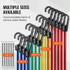 imageVEVOR 32pcs Bungee Cords Assortment 12 mm Heavy Duty Bungee Cords with Hooks Including 10quot 24quot 32quot 40quot 48quot Bungee Ropes Set with Portable Storage Bag 4 Free Tarp Clips ampamp Canopy Ties32 Piece10  24  32  40  48