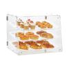 imageVEVOR 3Tier Pastry Display Case 207x17x163 Commercial countertop Bakery Showcase with Transparent Design Sturdy Construction ampamp Magnetic Rear Door Perfect for Bakeries cafes