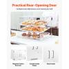imageVEVOR 3Tier Pastry Display Case 207x17x163 Commercial countertop Bakery Showcase with Transparent Design Sturdy Construction ampamp Magnetic Rear Door Perfect for Bakeries cafes