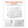 imageVEVOR 3Tier Pastry Display Case 207x17x163 Commercial countertop Bakery Showcase with Transparent Design Sturdy Construction ampamp Magnetic Rear Door Perfect for Bakeries cafes
