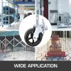 imageVEVOR 4 Pack 5quot Scaffolding Wheels  1quot Solid Stem Rubber Wheels with Dual Locking Heavy Duty Casters 330LBS Capacity8 Solid Round Stem