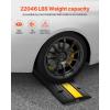 imageVEVOR 4 Pack of 1Channel Rubber Cable Protector Ramps Heavy Duty 22046Lbs Load Capacity Cable Wire Cord Cover Ramp Speed Bump Driveway Hose Cable Ramp Protective Cover1 Channel4PCS
