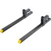 imageVEVOR 43quot Clamp on Pallet Forks 2000lbs Capacity Tractor Bucket Forks Heavy Duty Quick Attach Pallet Fork for Bucket Tractor Loader Skid Steerwithout Stabilizer Bar