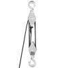 imageVEVOR 4400 lbs Breaking Strength 100 FT Rope Pulley Hoist 51 Lifting Power Heavy Duty Pulley System with 2pcs Soft Loops Metal Wheels Bearing Structure Block and Tackle for Lifting Heavy Objects023 x 100