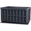 imageVEVOR 45L Collapsible Storage Bins with Lids 3 Packs Stackable Utility Crates with Handles Large Folding Containers for Organizing Tools Snacks Books Food Drinks Camping ampamp Transport65LBlack