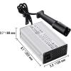 imageVEVOR 48 Volt 15 Amp Golf Cart Battery Charger with G29 DriveLED Club Car Battery Charger Aluminum Shell Power Wise for Ez Go Yamaha48V 15A For G29 Plug