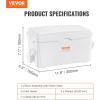 imageVEVOR 500W Macerator Pump 29 GPM Flow 26 ft8 m Head Macerator Sewerage Toilet Pump with 4 Water Inlets Waste Water Disposal Upflush Machine for Toilet Basement Shower Sink Laundry Bathtub350W Sink Sewage Pump