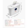 imageVEVOR 500W Macerator Pump 29 GPM Flow 26 ft8 m Head Macerator Sewerage Toilet Pump with 4 Water Inlets Waste Water Disposal Upflush Machine for Toilet Basement Shower Sink Laundry Bathtub900W