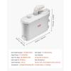 imageVEVOR 500W Macerator Pump 29 GPM Flow 26 ft8 m Head Macerator Sewerage Toilet Pump with 4 Water Inlets Waste Water Disposal Upflush Machine for Toilet Basement Shower Sink Laundry Bathtub500W Sink Sewage Pump