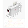 imageVEVOR 500W Macerator Pump 29 GPM Flow 26 ft8 m Head Macerator Sewerage Toilet Pump with 4 Water Inlets Waste Water Disposal Upflush Machine for Toilet Basement Shower Sink Laundry Bathtub500W for WallHung Toilets
