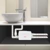 imageVEVOR 500W Macerator Pump 29 GPM Flow 26 ft8 m Head Macerator Sewerage Toilet Pump with 4 Water Inlets Waste Water Disposal Upflush Machine for Toilet Basement Shower Sink Laundry Bathtub350W Sink Sewage Pump