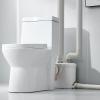 imageVEVOR 500W Macerator Pump 29 GPM Flow 26 ft8 m Head Macerator Sewerage Toilet Pump with 4 Water Inlets Waste Water Disposal Upflush Machine for Toilet Basement Shower Sink Laundry Bathtub500W