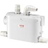 imageVEVOR 500W Macerator Pump 29 GPM Flow 26 ft8 m Head Macerator Sewerage Toilet Pump with 4 Water Inlets Waste Water Disposal Upflush Machine for Toilet Basement Shower Sink Laundry Bathtub500W for WallHung Toilets