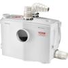 imageVEVOR 500W Macerator Pump 29 GPM Flow 26 ft8 m Head Macerator Sewerage Toilet Pump with 4 Water Inlets Waste Water Disposal Upflush Machine for Toilet Basement Shower Sink Laundry Bathtub1200W