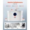 imageVEVOR 500W Macerator Pump 29 GPM Flow 26 ft8 m Head Macerator Sewerage Toilet Pump with 4 Water Inlets Waste Water Disposal Upflush Machine for Toilet Basement Shower Sink Laundry Bathtub900W