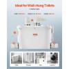 imageVEVOR 500W Macerator Pump 29 GPM Flow 26 ft8 m Head Macerator Sewerage Toilet Pump with 4 Water Inlets Waste Water Disposal Upflush Machine for Toilet Basement Shower Sink Laundry Bathtub500W for WallHung Toilets