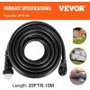 imageVEVOR 50FT 50 Amp Generator Extension Cord STW 45446  45505 125V 250V Generator Power Cord N1450P ampamp SS250R ampamp CS6364 Twist Lock Connectors20 FT