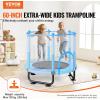 imageVEVOR 5FT Trampoline 50quot55quot56  35quot for IndoorOutdoor use for Toddlers Foldable Mini Baby with Foam Handle Recreational Birthday GiftBule