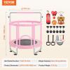 imageVEVOR 5FT Trampoline 50quot55quot56  35quot for IndoorOutdoor use for Toddlers Foldable Mini Baby with Foam Handle Recreational Birthday GiftPink