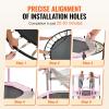 imageVEVOR 60quot Kids Trampoline 465 FT Indoor Outdoor Trampoline5FT Baby Blue
