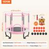 imageVEVOR 60quot Kids Trampoline 465 FT Indoor Outdoor Trampoline5FT Baby Blue