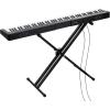 imageVEVOR 61 Key Digital Keyboard Piano Lighted Keys Electric Portable Piano with Adjustable Stand 600 Tones 500 Rhythms BuiltIn Speakers Sustain Pedal Headphones Microphone USB MIDI for BeginnersPiano 88 Key with Stand