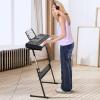 imageVEVOR 61 Key Digital Keyboard Piano Lighted Keys Electric Portable Piano with Adjustable Stand 600 Tones 500 Rhythms BuiltIn Speakers Sustain Pedal Headphones Microphone USB MIDI for BeginnersPiano 61 Key with Stand