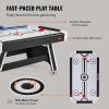 imageVEVOR 72quot ampamp 89quot Air Hockey Tables wLED Scoreboard 88quot 3in1 MultiGame Table HockeyBilliardsPing Pong  Includes Pucks Pushers ampamp All Accessories for Game Room ampamp Family72x40 inch