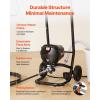 imageVEVOR 750W Stand Airless Paint Sprayer 3000PSI High Efficiency Electric Airless Sprayer with Cart Paint Sprayers for Home Interior and Exterior Furniture and Fences Fine and Even Painting Effect750W WheeledAirless Paint Sprayer
