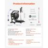 imageVEVOR 750W Stand Airless Paint Sprayer 3000PSI High Efficiency Electric Airless Sprayer with Cart Paint Sprayers for Home Interior and Exterior Furniture and Fences Fine and Even Painting Effect750W Stand Airless Paint Sprayer