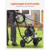imageVEVOR 750W Stand Airless Paint Sprayer 3000PSI High Efficiency Electric Airless Sprayer with Cart Paint Sprayers for Home Interior and Exterior Furniture and Fences Fine and Even Painting Effect750W WheeledAirless Paint Sprayer