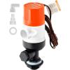 imageVEVOR 800 GPH Livewell Pump for Boat 12V Straight Livewell Aerator Pump with Dual Inlet ABA Housing ampamp Detachable Motor Cartridge CorrosionResistant LivewellBaitwell Pump for Freshwater SaltwaterSubmersible Aerator Pump