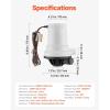 imageVEVOR 800 GPH Livewell Pump for Boat 12V Straight Livewell Aerator Pump with Dual Inlet ABA Housing ampamp Detachable Motor Cartridge CorrosionResistant LivewellBaitwell Pump for Freshwater SaltwaterSubmersible Aerator Pump