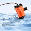 imageVEVOR 800 GPH Livewell Pump for Boat 12V Straight Livewell Aerator Pump with Dual Inlet ABA Housing ampamp Detachable Motor Cartridge CorrosionResistant LivewellBaitwell Pump for Freshwater SaltwaterSubmersible Aerator Pump
