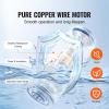 imageVEVOR 800 GPH Livewell Pump for Boat 12V Straight Livewell Aerator Pump with Dual Inlet ABA Housing ampamp Detachable Motor Cartridge CorrosionResistant LivewellBaitwell Pump for Freshwater SaltwaterSubmersible Bilge Pump