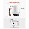 imageVEVOR 800 GPH Livewell Pump for Boat 12V Straight Livewell Aerator Pump with Dual Inlet ABA Housing ampamp Detachable Motor Cartridge CorrosionResistant LivewellBaitwell Pump for Freshwater SaltwaterSubmersible Aerator Pump