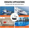 imageVEVOR 800 GPH Livewell Pump for Boat 12V Straight Livewell Aerator Pump with Dual Inlet ABA Housing ampamp Detachable Motor Cartridge CorrosionResistant LivewellBaitwell Pump for Freshwater SaltwaterSubmersible Bilge Pump