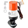 imageVEVOR 800 GPH Livewell Pump for Boat 12V Straight Livewell Aerator Pump with Dual Inlet ABA Housing ampamp Detachable Motor Cartridge CorrosionResistant LivewellBaitwell Pump for Freshwater SaltwaterSubmersible Aerator Pump